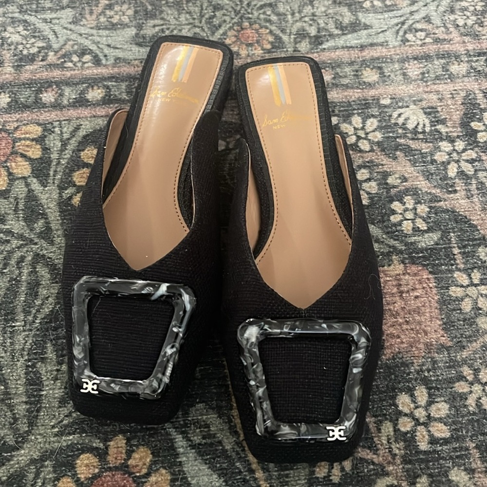 SAM EDELMAN Women's Lavina Buckle Mules